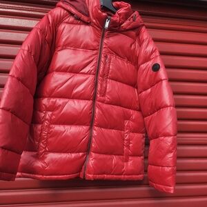 Michael Kors Vibrant Red Insulated Jacket